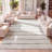 Redrick Minimalist Stripe Cream/Gray Rug-1056912523