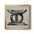 Toile avec cadre or