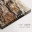 «Tree Texture Triptych I» - Toile tendue avec châssis sur mesure - 3 pièces-449379109