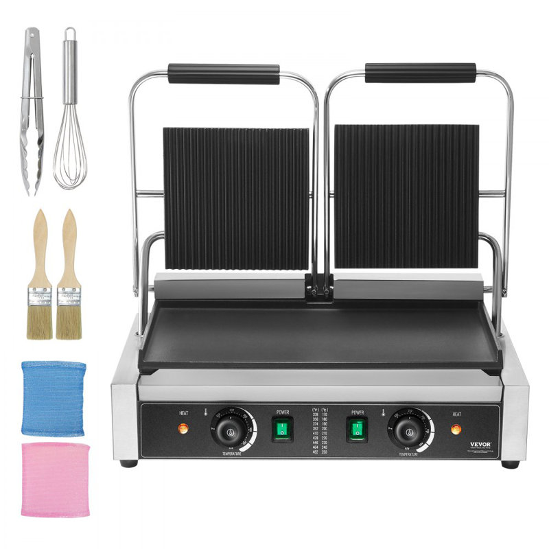 Plaque chauffante commerciale pour barbecue 19 "Panini