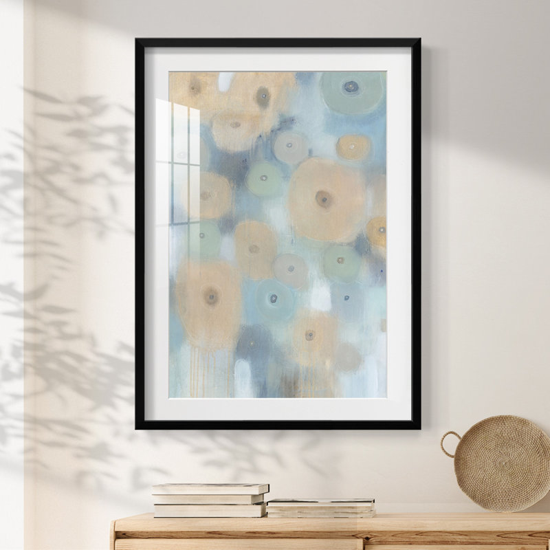 Spinning Wheels I -Framed Print, Black