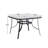 Square 2 - Person 105Cm Long Bistro Set