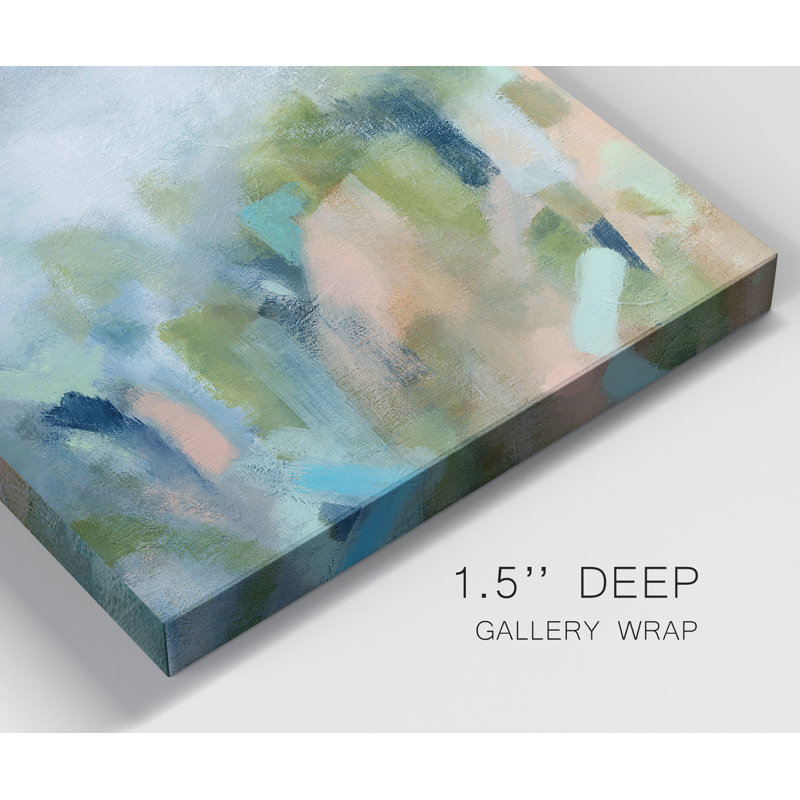 Dessert Garden I - Ensemble de 2 reproductions d'art sur toiles tendues, H 32 po x l 64 po x P 1 po