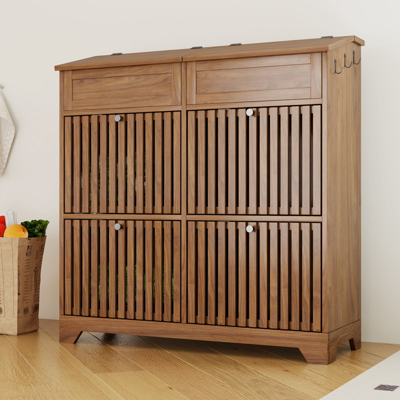 Bac de rangement à 3 niveaux pour pommes de terre et oignons, casse-croûte pour fruits et légumes, boîte de rangement en bois pour comptoirs de cuisine