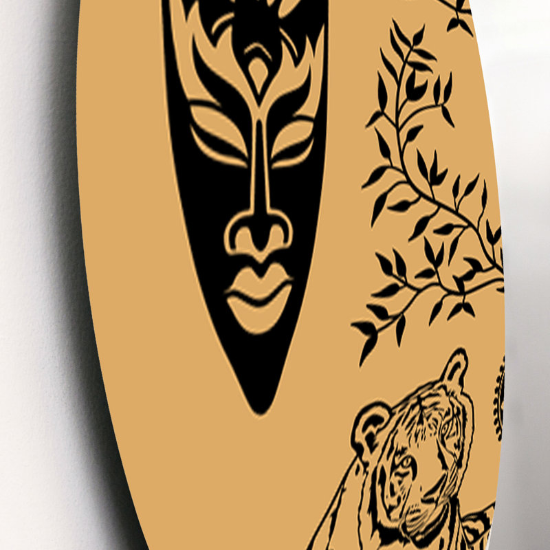 Ensemble de 3 masques décoratifs muraux