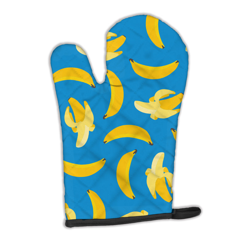 Caroline's Treasures Oven Mitt, Green/Yellow