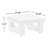 Melrose Square Metal Outdoor Side Table