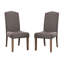 Chaise d'appoint Eichler en brun