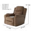 Fauteuil inclinable électrique Marvel-88341334