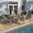 Indoor/Outdoor Modern Dual Slat Back Adirondack Style Chairs-88681456