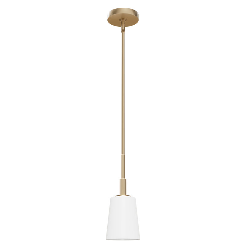 Nolita 1 - Light Shaded Bell Pendant, Alturas Gold, Small