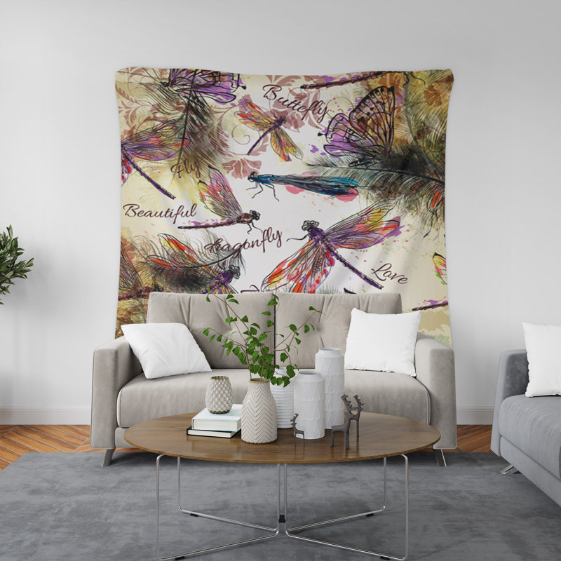 Tapisserie murale, H 60 po x l 51 po