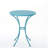 Colmar 3 PC KD Metal Set, Two Recliners, One Table, Powder Coated Iron, Waterproof