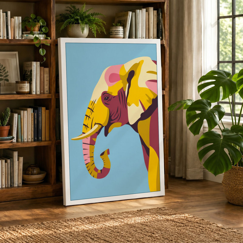 Print, 36x24 - 91.4 x 61.0 cm, Teal Border