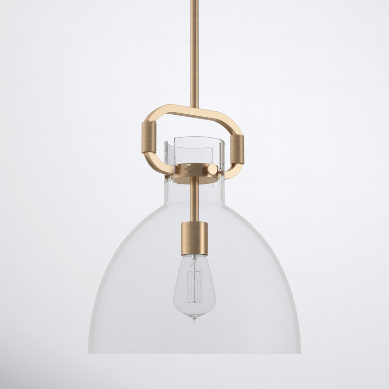 Shay 1 - Light Single Pendant, Brass