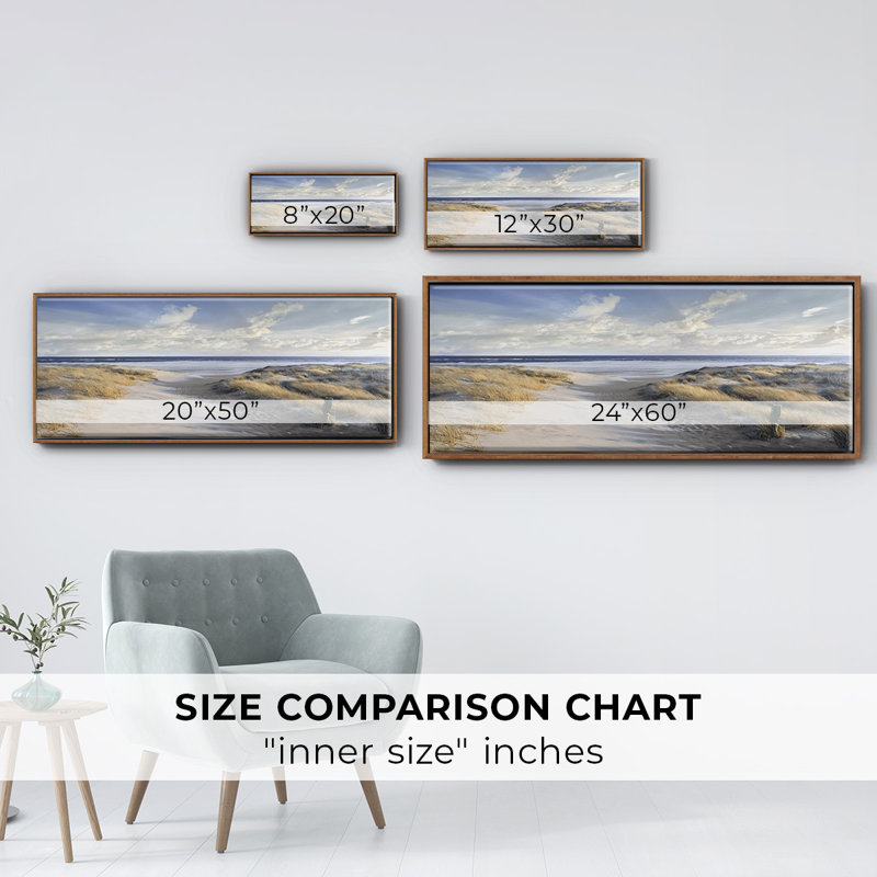 Aisle Marker- Framed Canvas