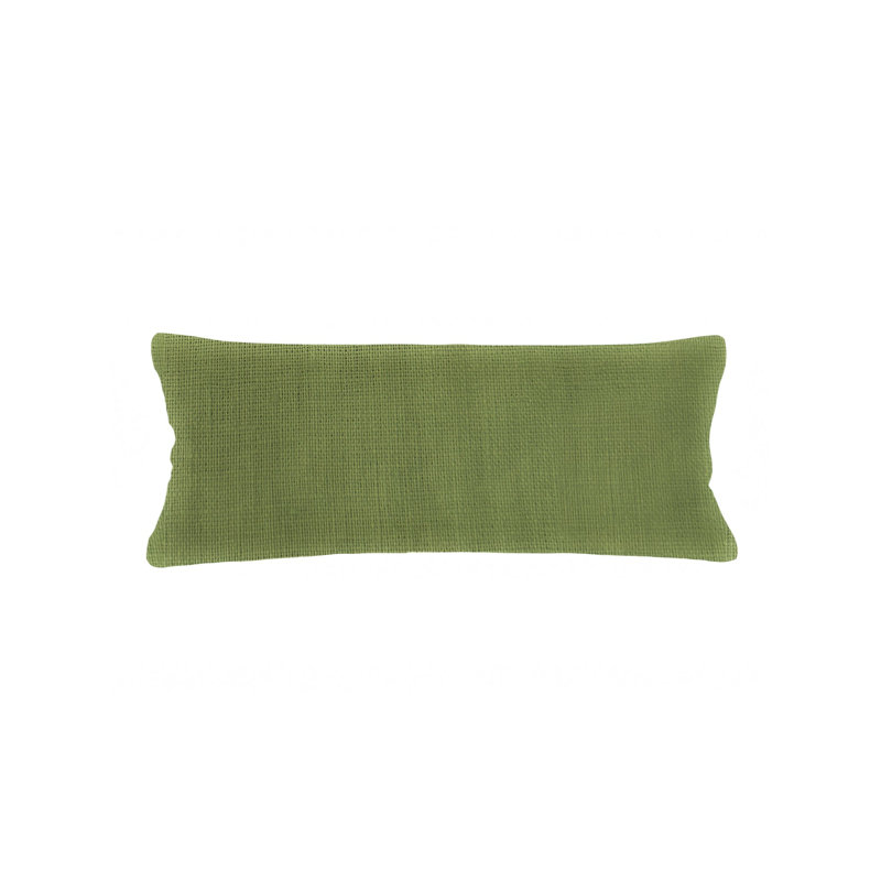 So Soft Linen Linen Throw Pillow, Pillow Cover Only - No Insert, Green , 14"H x 40"W