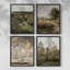 «Vintage Landscape CCxxxvi», ensemble de 4 reproductions encadrées-1790903395-1790903393