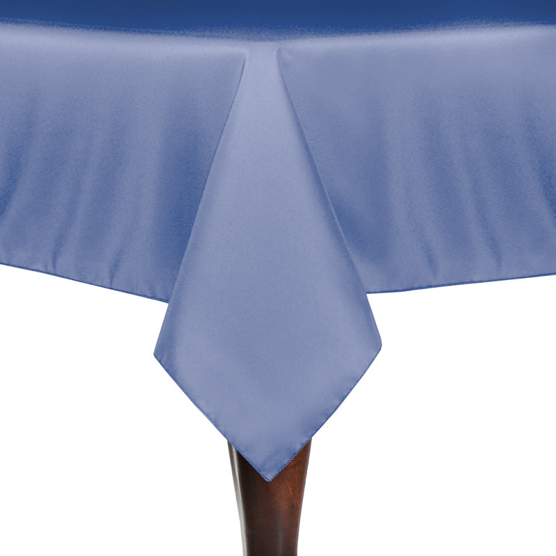 Ultimate Textile Square Polyester Linen Tablecloth, Periwinkle, 1
