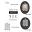 Luminaire suspendu en cristal 2 pièces