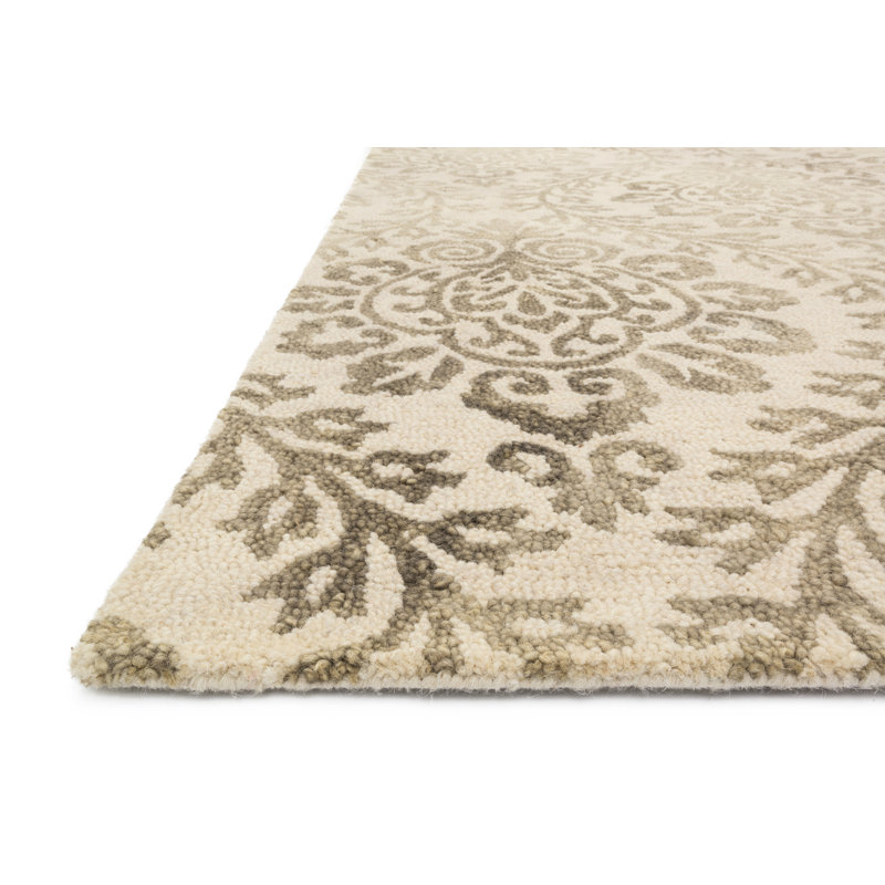 Veilleux Wool Geometric Indoor Rug, Rectangle 9'3" x 13'
