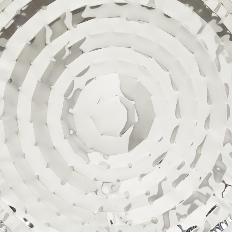 Ensemble d'assiettes décoratives en acier inoxydable 9 pièces Sedbergh