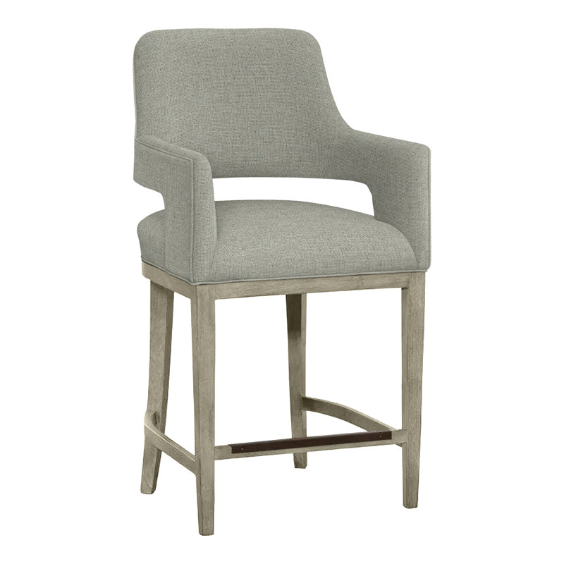 Tabouret de bar et de comptoir Josie, Amande chamois, Perigold Play Sage, Tabouret de comptoir (siège d'une hauteur de 26,5