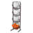 73" H X 18" W - 4-Tier Wire Mesh Basket Dump Display With Extra-Large Baskets