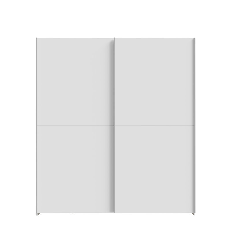 Nakari 2 Door Manufactured Wood Wardrobe, 190 cm H x 170.3 cm W x 61 cm D