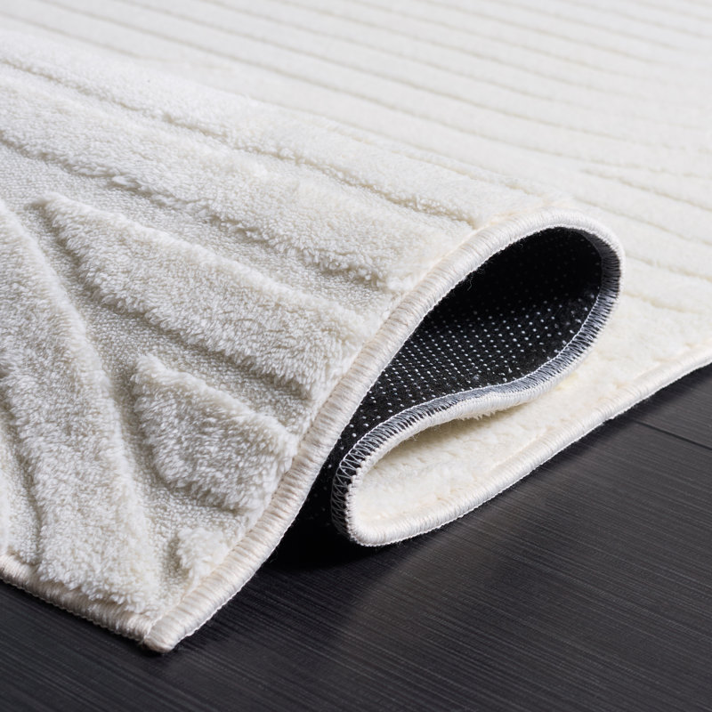 Tapis géométrique lavable à la machine 663 Versaillies, Rectangle de 5 pi x 8 pi