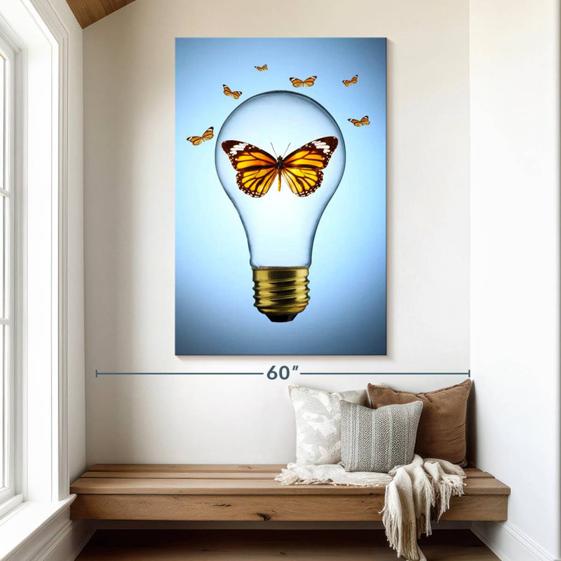 Brampt Butterfly Idea, H 51 po x l 34 po