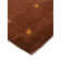 Handwoven Wool Gabbeh Uni Brown Rug