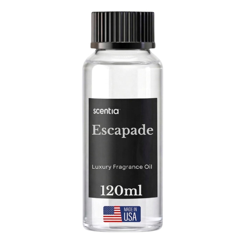 Recharge d'huile Scentia Escapade Diffuser, 4,02 oz liq., 6" H x 4" W x 4" D, Escapade