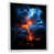 White Floater Framed