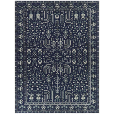 Tapis intérieur / extérieur bleu foncé Granier