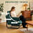  Upholstered Armchair Modern Metal Frame Lounge Chair-1314312111
