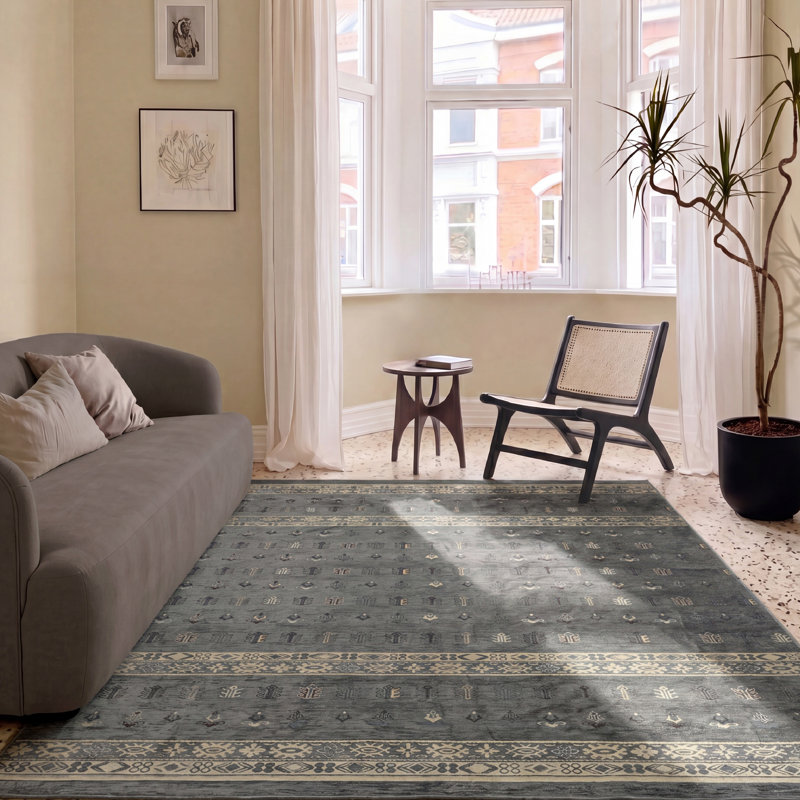 Tapis lavable mince Forest, Rectangle 6 pi 7 po x 9 pi