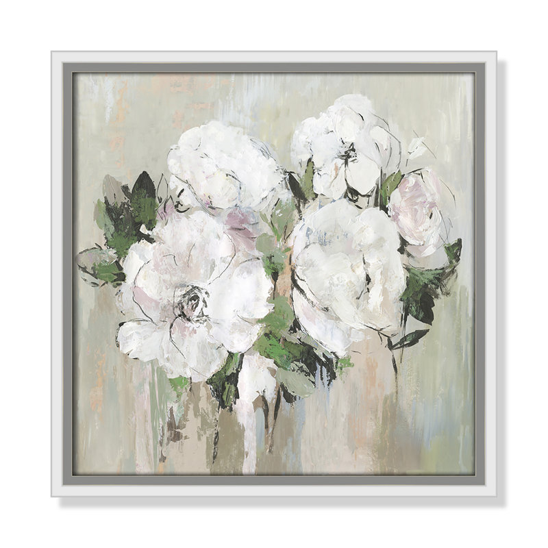 Éternité en une heure - reproduction d'art, Toile blanche encadrée, H 13,5 po x l 13,5 po x P 2 po