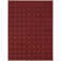Togut Geometric Tufted Chili Red Area Rug