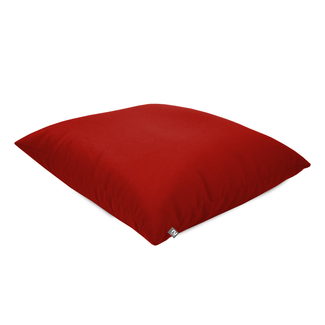 rucomfy Beanbags Square Floor Cushion Large Indoor/Outdoor Bean bag - Use As Large Pillow or Chair - Water Resistant and Durable - L70cm x W70cm