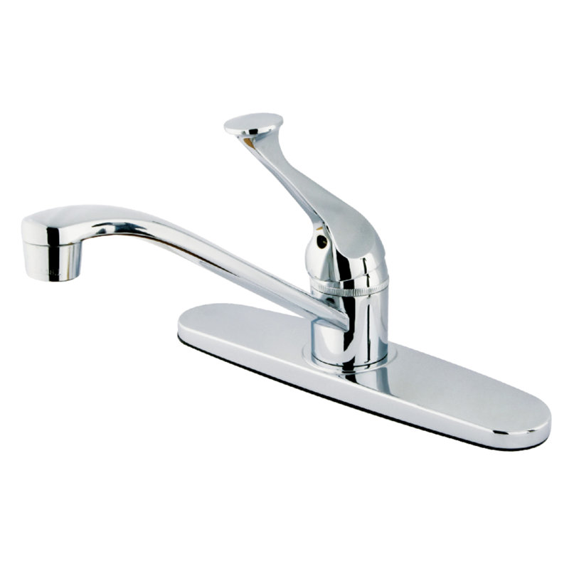 Robinet de cuisine à poignée simple Chatham avec douchette latérale optionnelle, Oui, Chrome