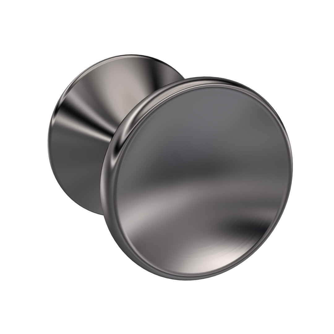Hudson Reed Brushed Pewter Indented Round Knob Furniture Handle | | Aluminium | 32Mm - Image 3