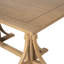 Table de salle à manger avec base à tréteaux-130146065