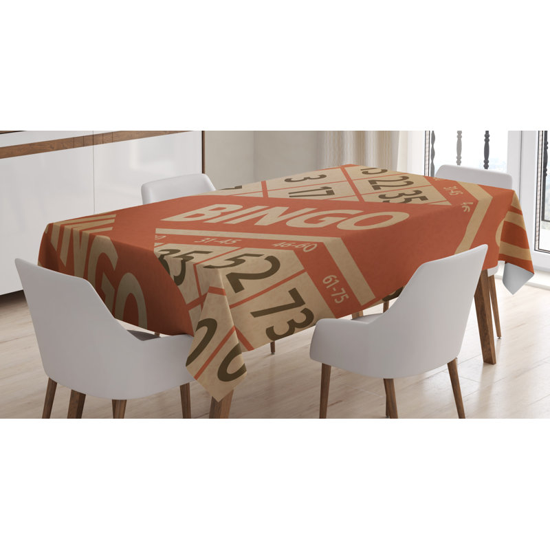 Bingo Tablecloth, 90" x 60"