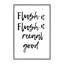« flush it flush real good » par pixy paper, reproduction d’art textuel-49717170-49717164