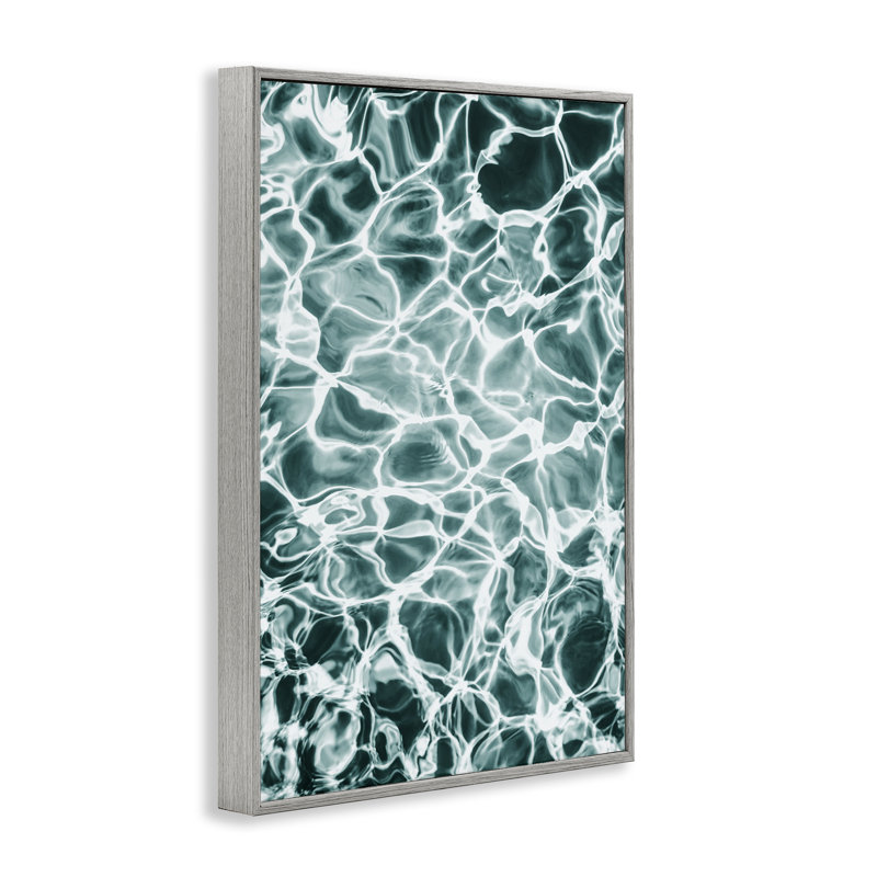 «Aqua Ripple», art de la giclée encadrée par Sissi et Seb, Estampe numérique Farmhouse, H 24 po x l 16 po