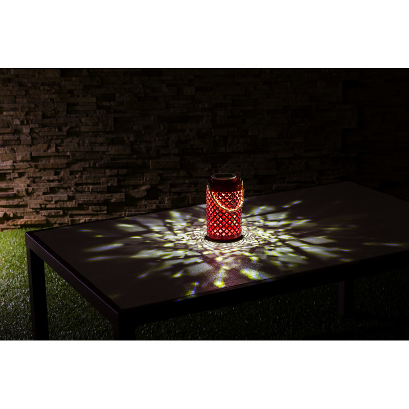 Gilliard 5.12'' Solar Powered Cylinder Lantern