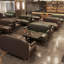 Ensemble de 2 bancs rembourrés en similicuir-101386065