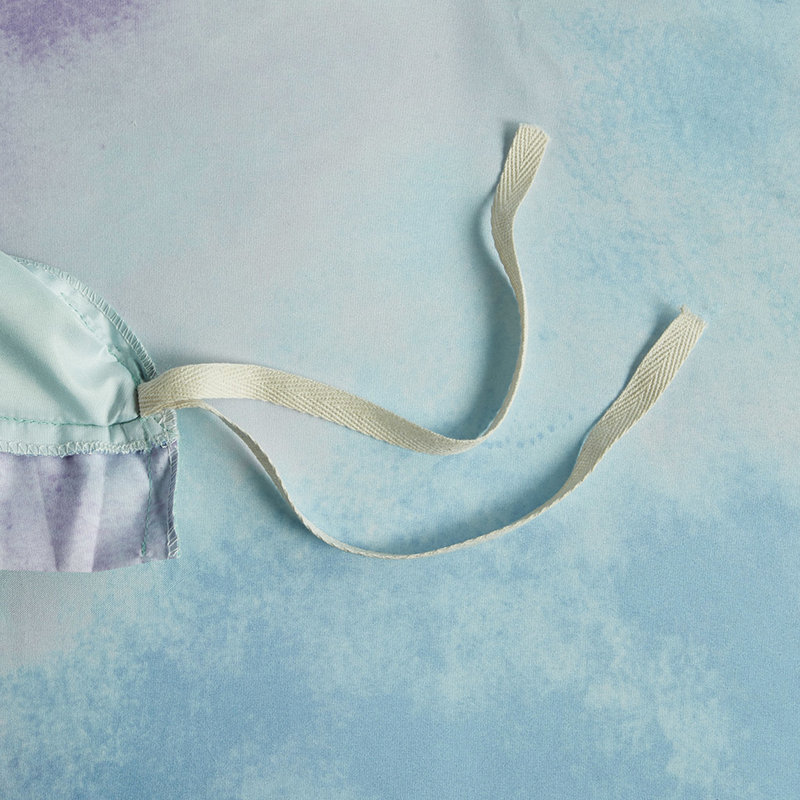 Doux microfibre à l'aquarelle pour lit simple / simple TG