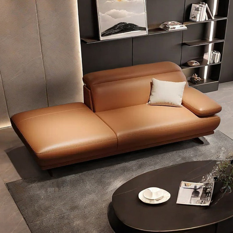 Everberg, 27.55'' H X 27.55'' W X 86.61'' L, Orienté à droite, Orange